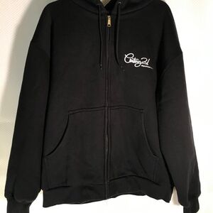 CORNER STONE By Port Authority Black Century 21 Zip-Up Hoodie Zize XL